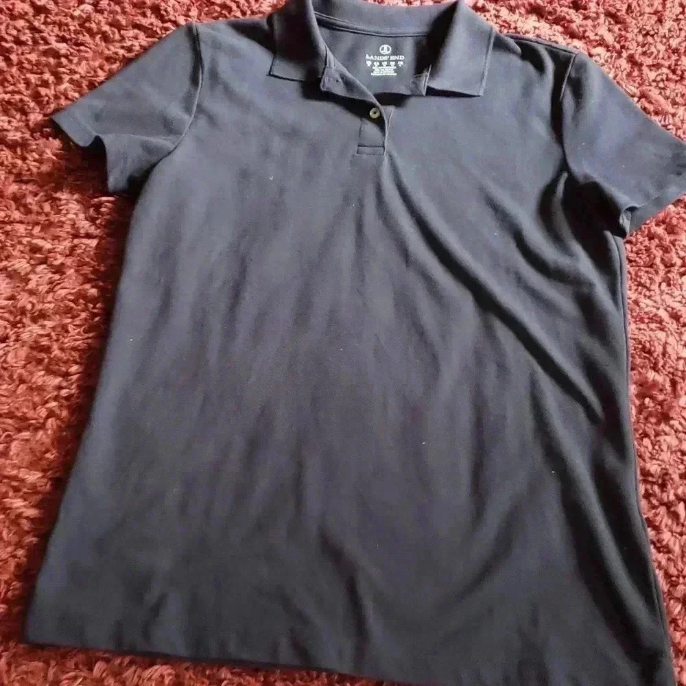 Bundle Artisan NY women's size 10 ankle cut jeans Lands End Navy Polo Size M LOT - Picture 8 of 9